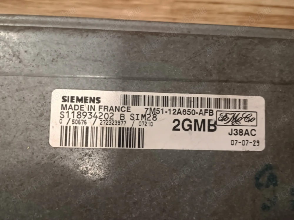Ford Focus MK2 motorvezérlő ECU 7M51-12A650-AFB