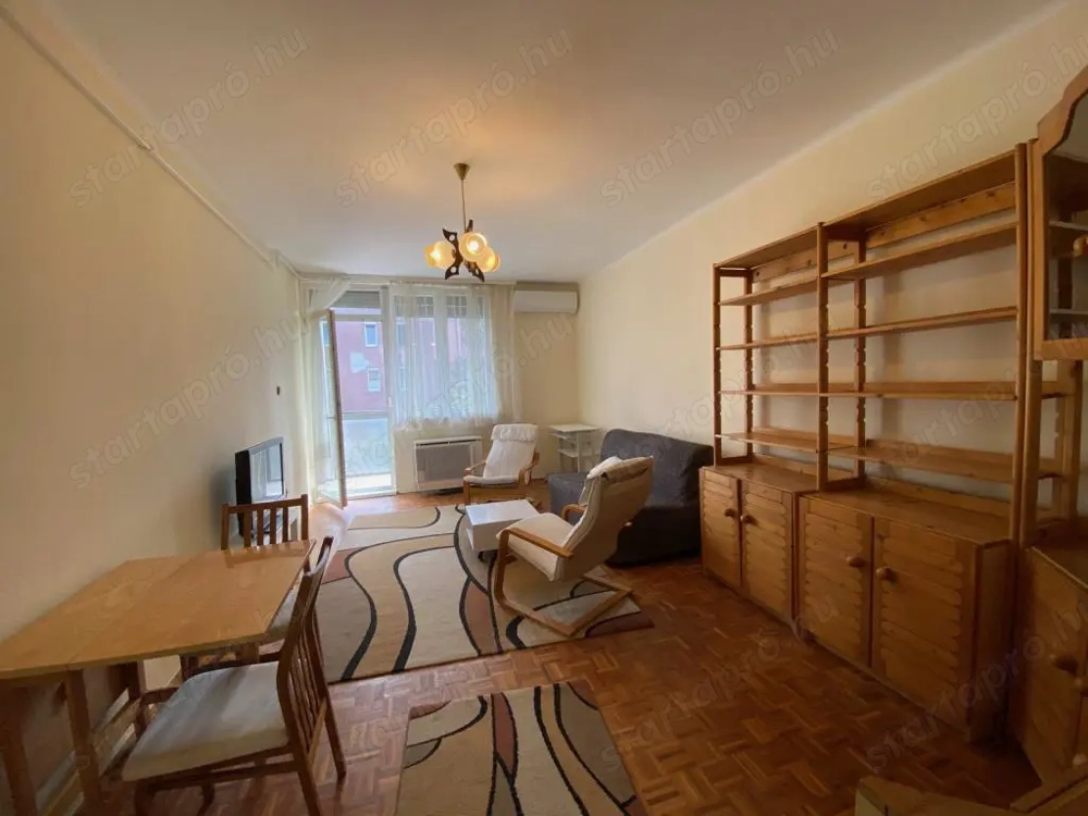 KIADÓ Erkélyes, 2 szobás lakás Zuglóban, a Nagy Lajos király útján