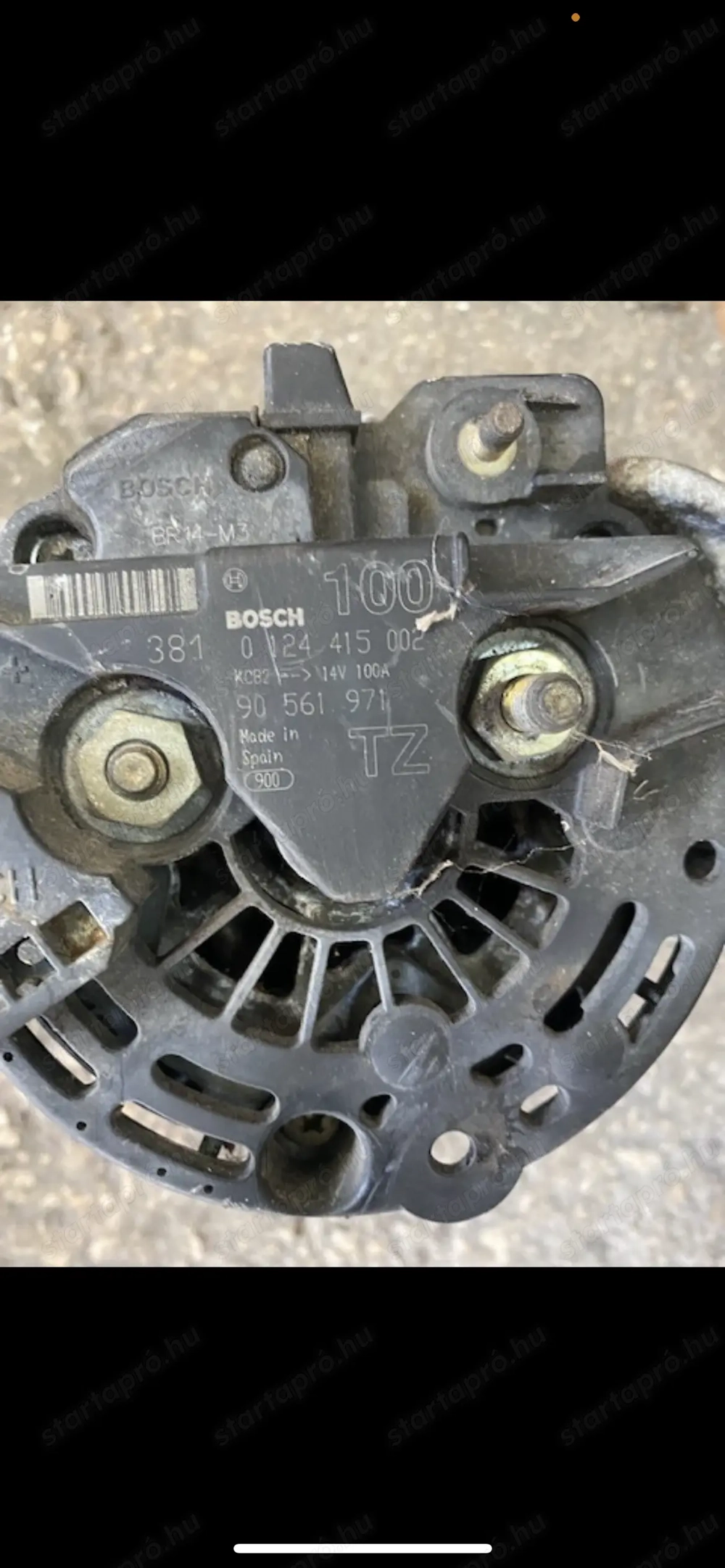 Opel 0 124 415 002 generátor beszerelési garancia posta megoldható