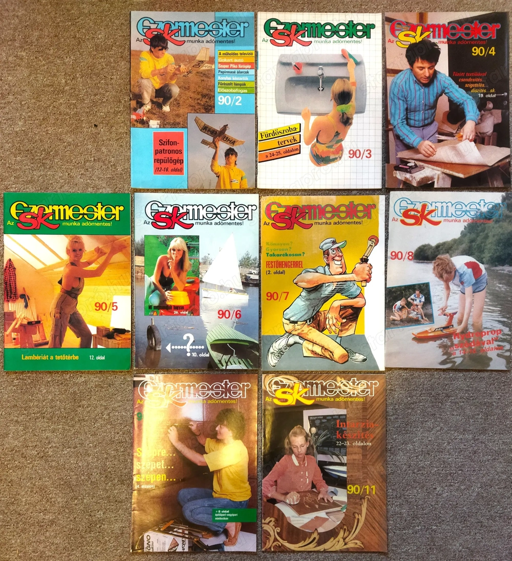 Ezermester barkács újságok az 1990-es évekből 97 db