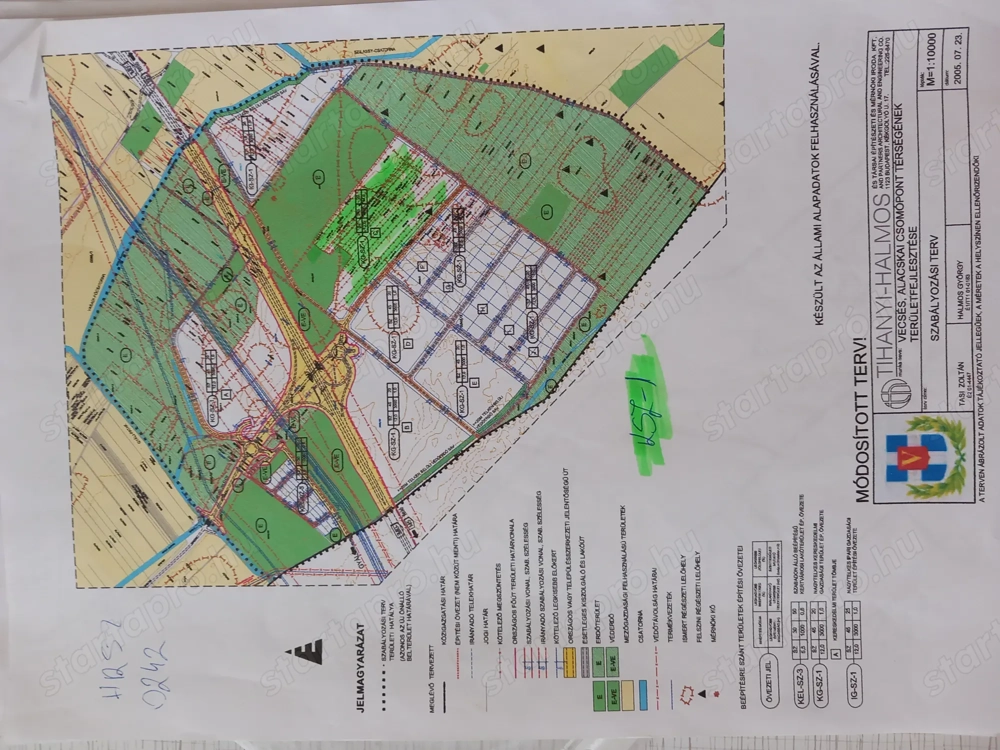 Eladó Vecsésen jelenleg mezőgazdasági terület de ipari kereskedelmi területnek szánt szántó