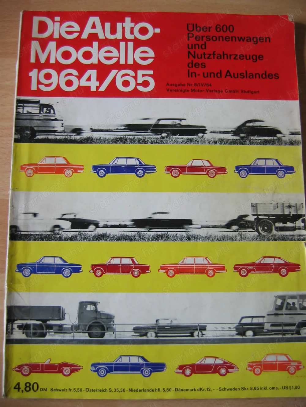 Régi autó katalógus eladó.