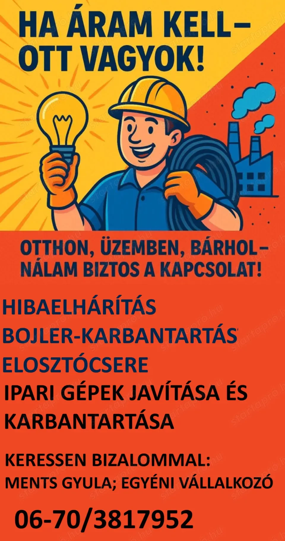 Villanyszerelés Javítás!