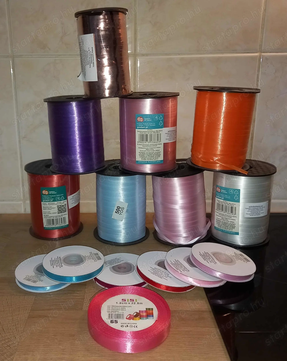 Üzletbezárás miatt kötözők, szalagok eladók.