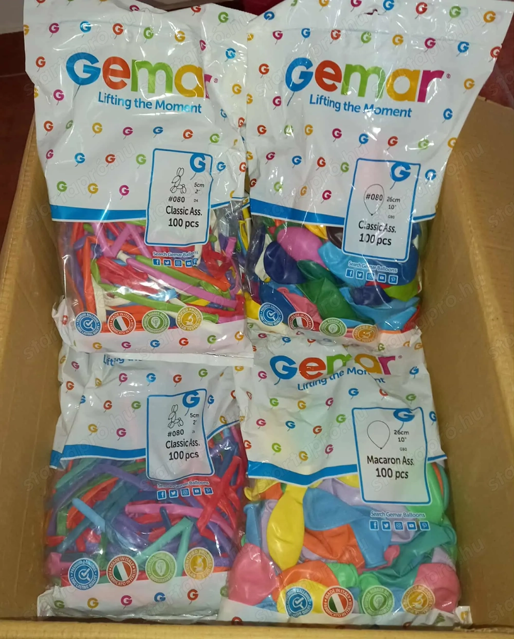 Üzletbezárás miatt csomagolt környezetbarát GUMILUFI árukészlet eladó