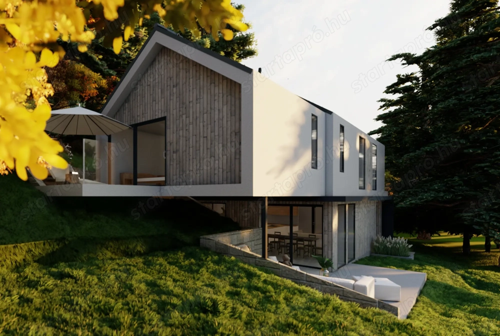 Leányfalun központ közeli, mégis csendes, gyönyörű telek eladó