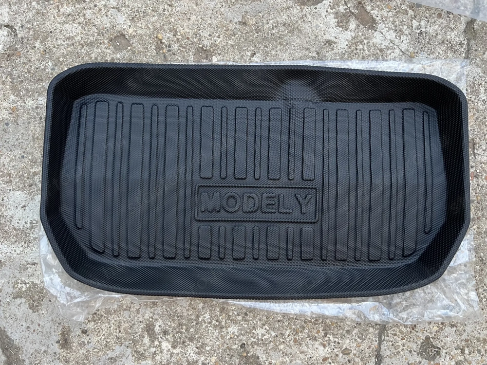 Tesla Model Y első csomagtartó gumi tálca frunk mat méretpontos új