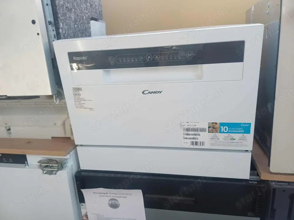 Outlet Candy CP 6E51LW kompakt mosogatógép [O303]