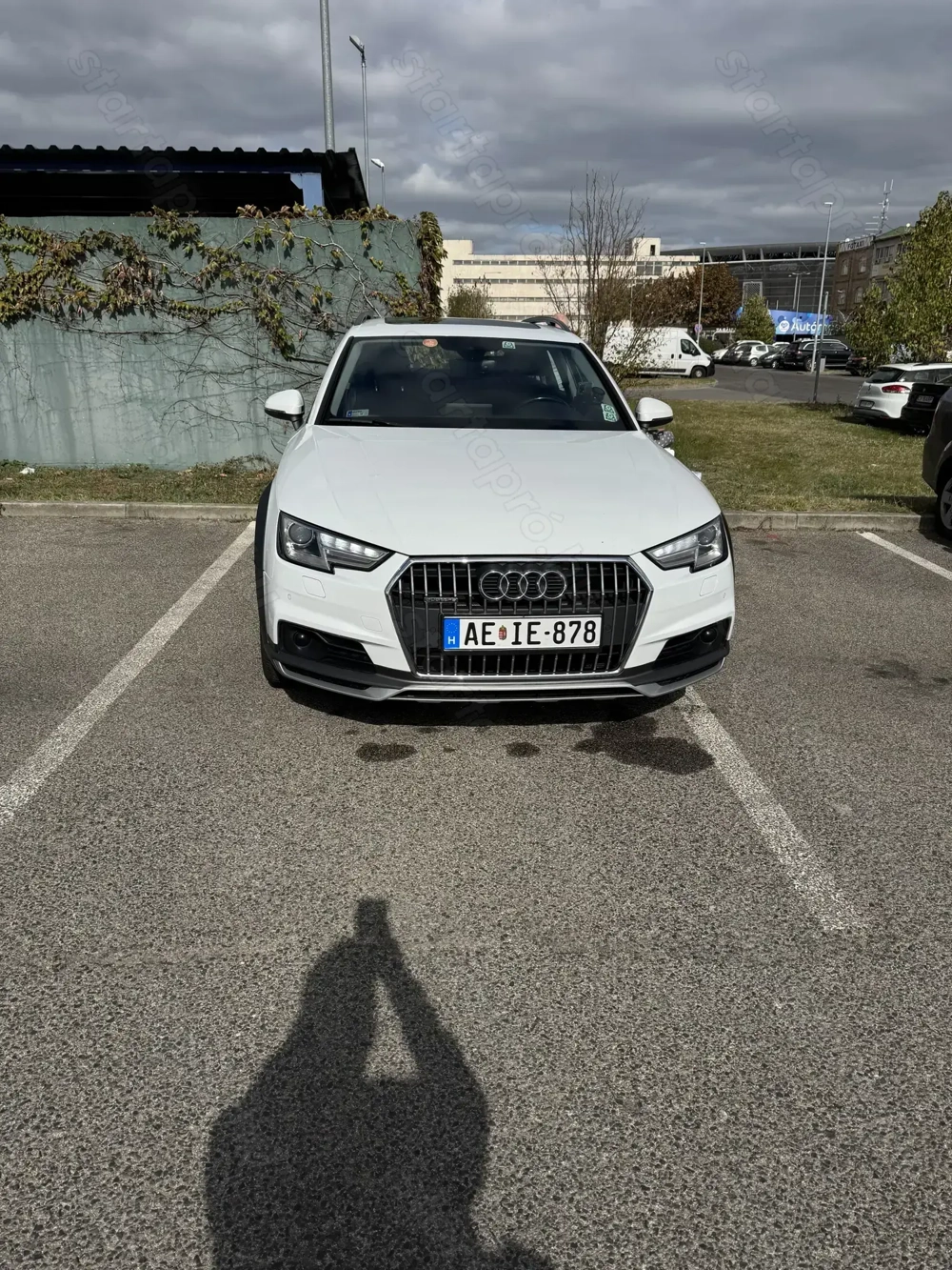 Eladó AUDI A4 2.0 quattro allroad B9 típus váltás miatt gyöngyház fehér +++ panoráma tető friss szer