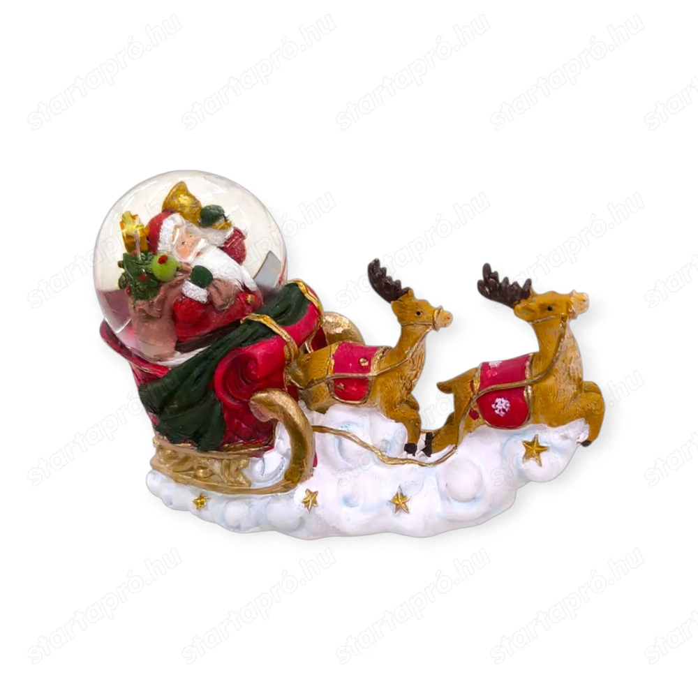Sarkifény hógömb szarvasokkal