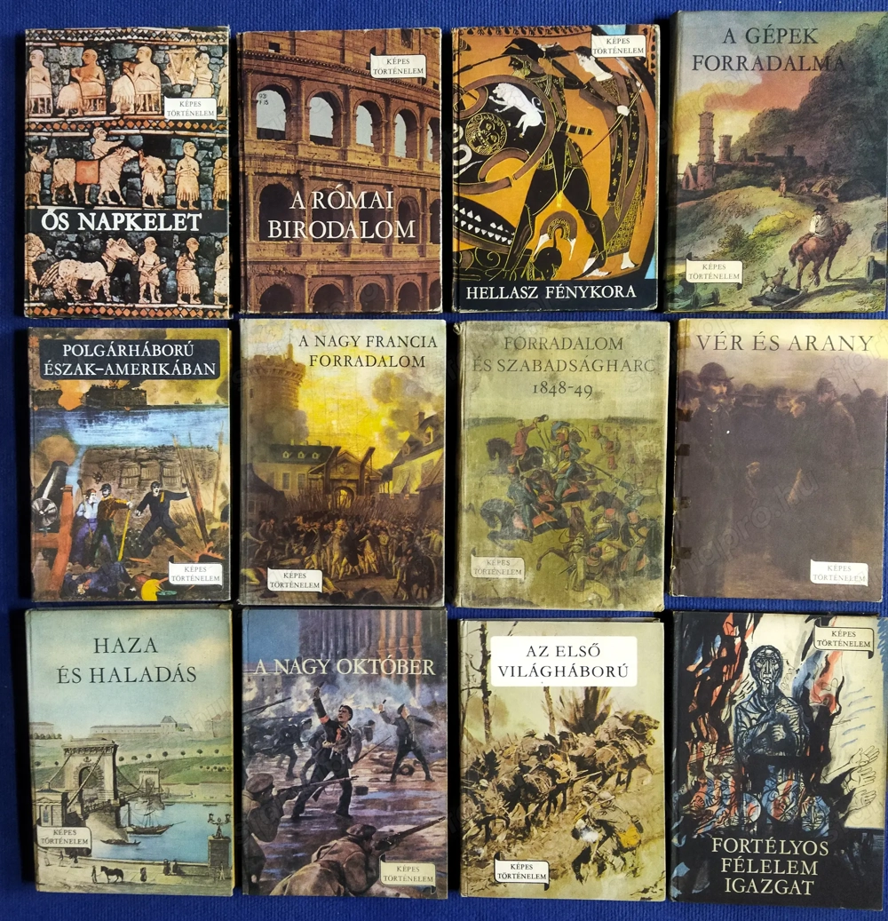 Képes Történelem sorozat 12 db könyv