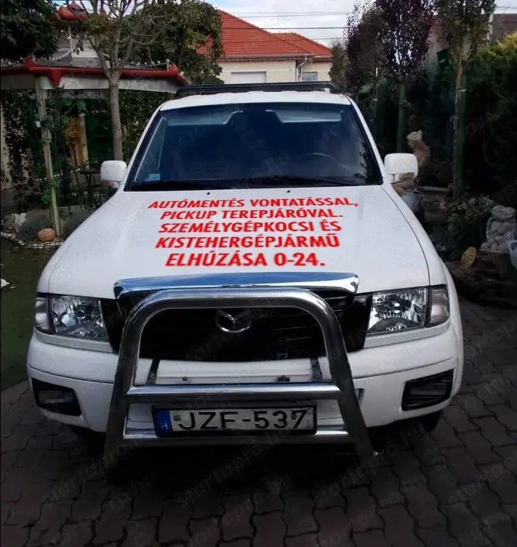Autómentés Vontatással.PickupTerepjáróval.Személygépkocsi és Kistehergépjármű Elhúzása 0-24 ig.