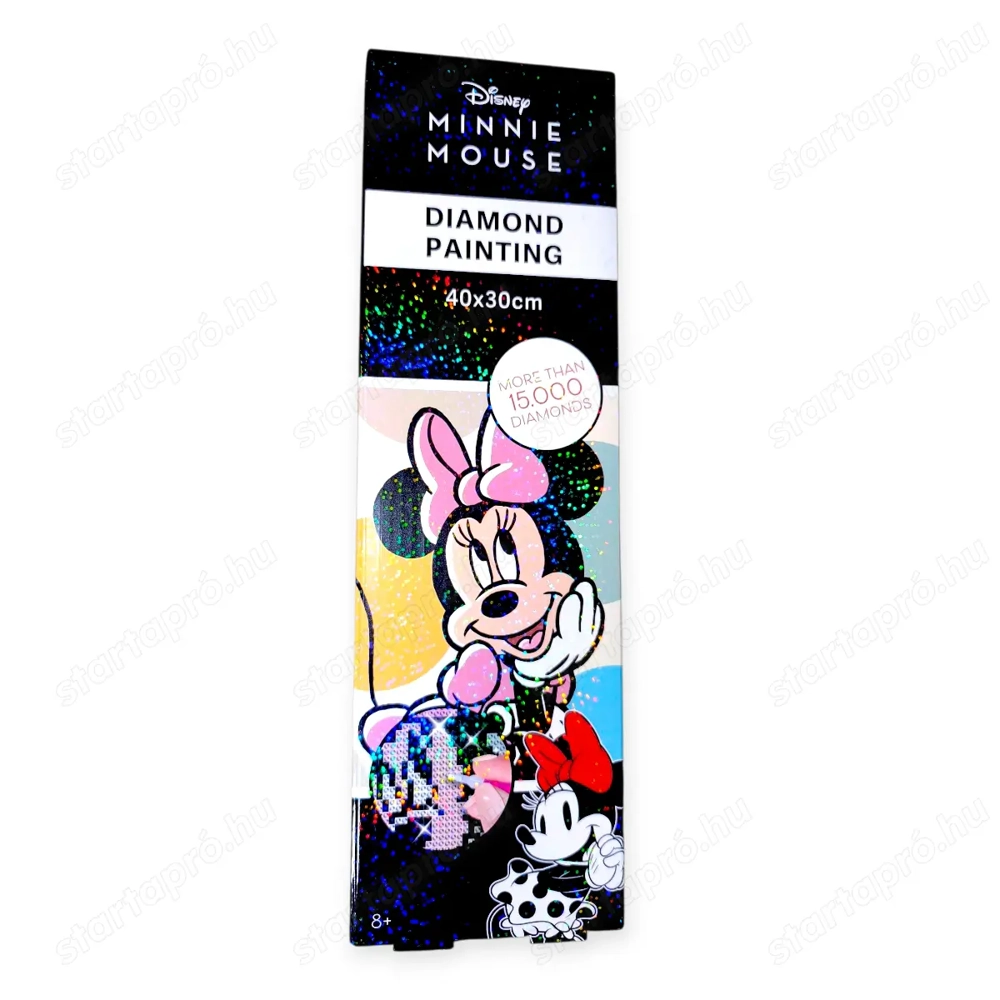 Disney Minnie egér gyémánt kirakó készlet   15 000 strasszal, 40x30 cm