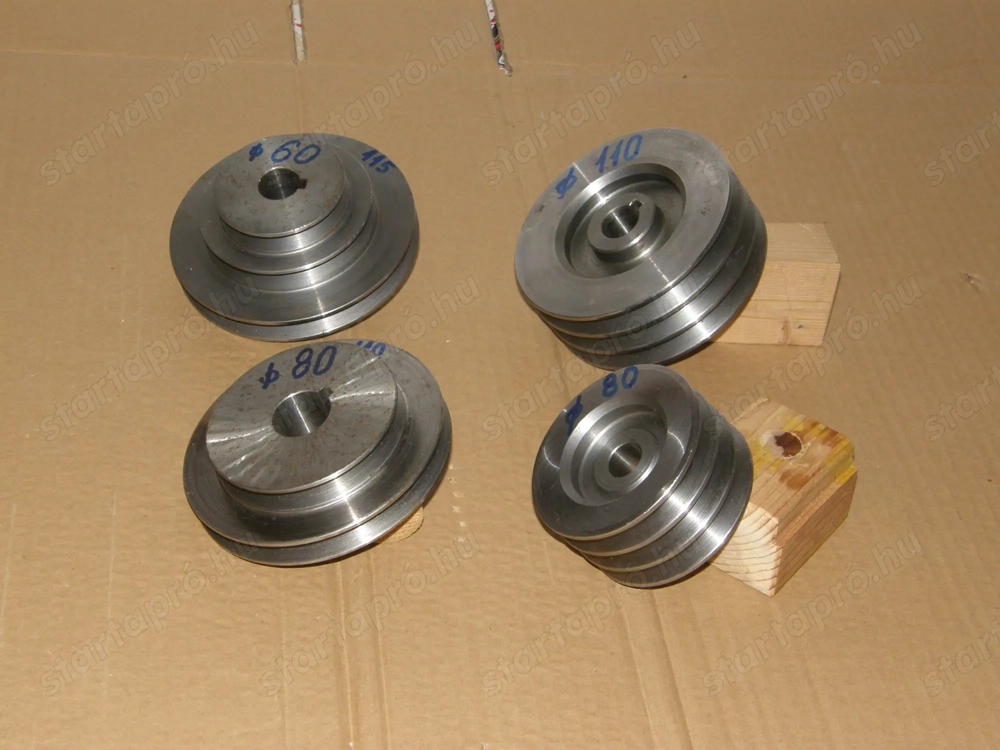 Új 2 és 3 pályás ékszíjtárcsák 10 mm es ékszíjhoz. 