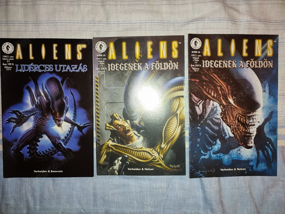 Szukits képregénycsomag Aliens Predator AVSP Terminator Maszk Tarzan 16 db egyben