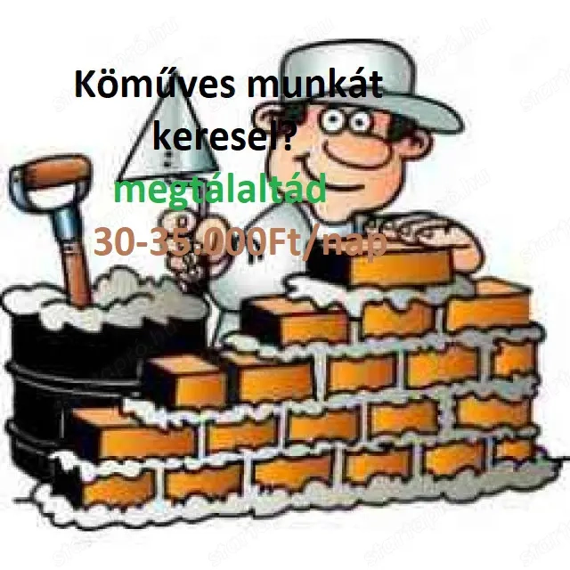 Kőműves és burkoló szakembereket keresünk napi 30.000-35.000 Ft Budapesten végzendő munkához