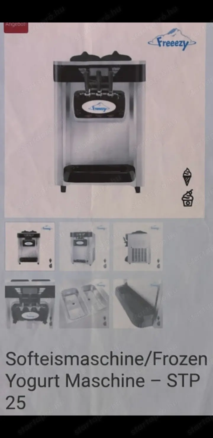 Lágyfagylalt gép tip top