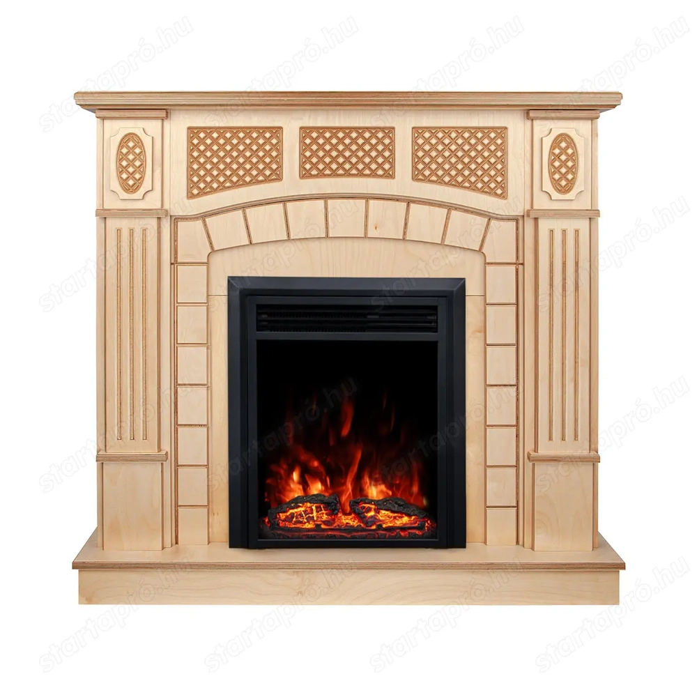 Kandallókészlet Amsterdam wood & Cris, Art Flame, 1120x1150x300 mm, 1500 W, Égő fa ropogó hanghatás