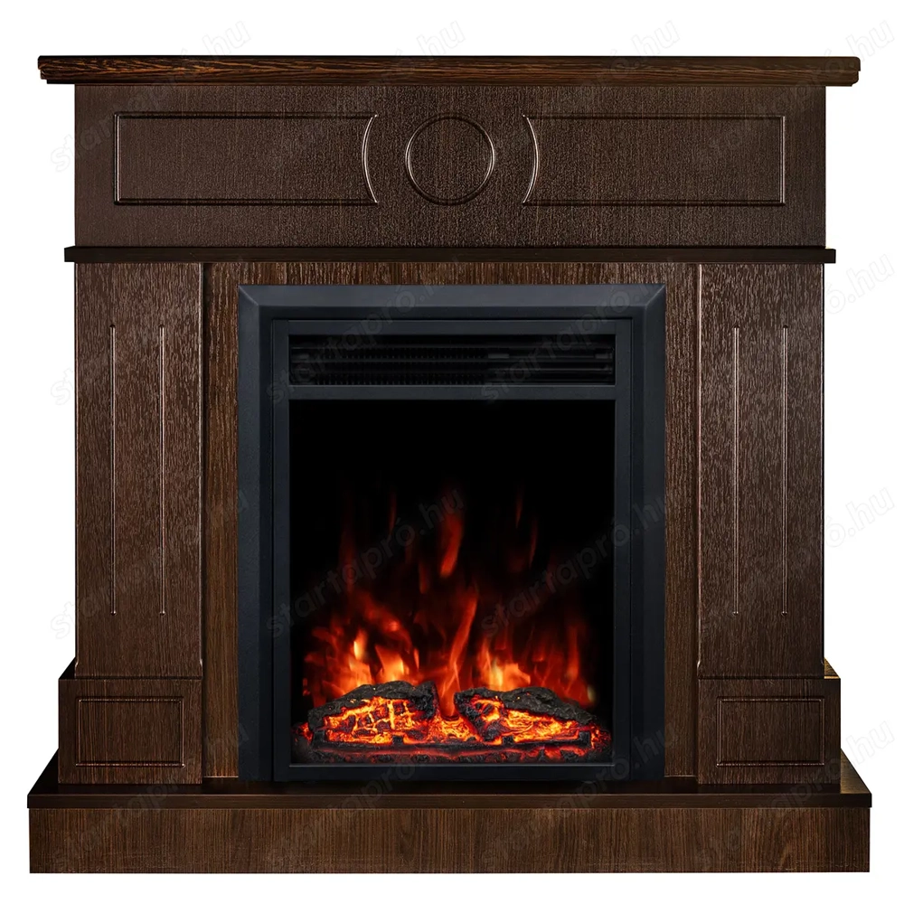 Kandallókészlet Ambasador & Cris, Art Flame, 1000x1048x300 mm, 1500 W, Égő fa ropogó hanghatás