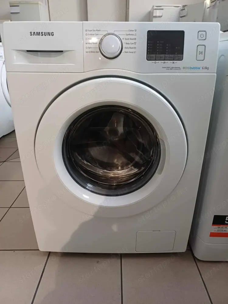 Használt Samsung WF60F4E0W0W Keskeny Elöltöltős Mosógép [KH233] 1-3 hónap garancia