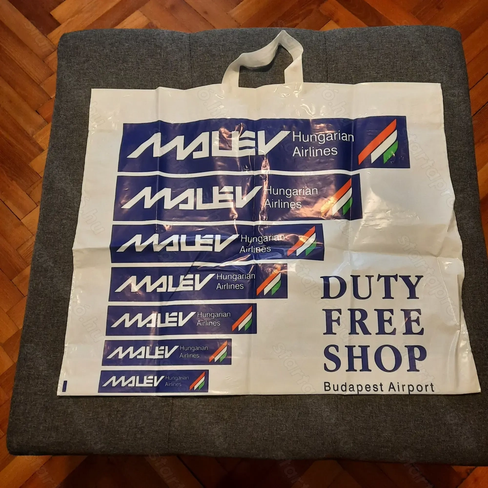  Malév Duty Free nylon szatyor