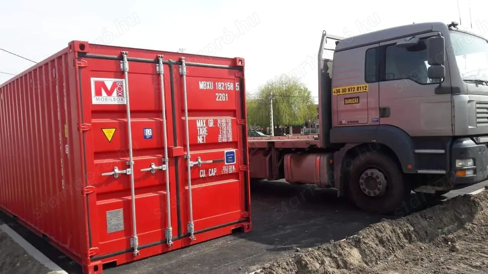 Raktárkonténer, daruzás, Debrecen!