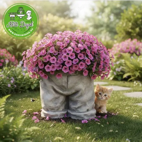 Egyedi virágtartó nadrág