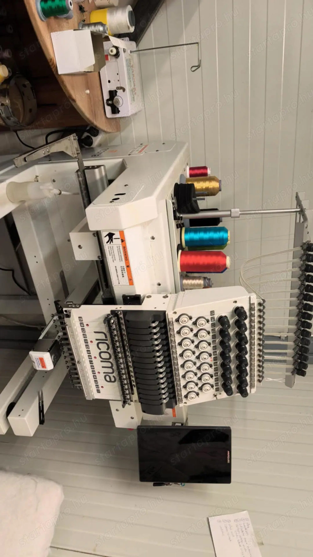 Ricoma Hímző gép 1fej 15tű