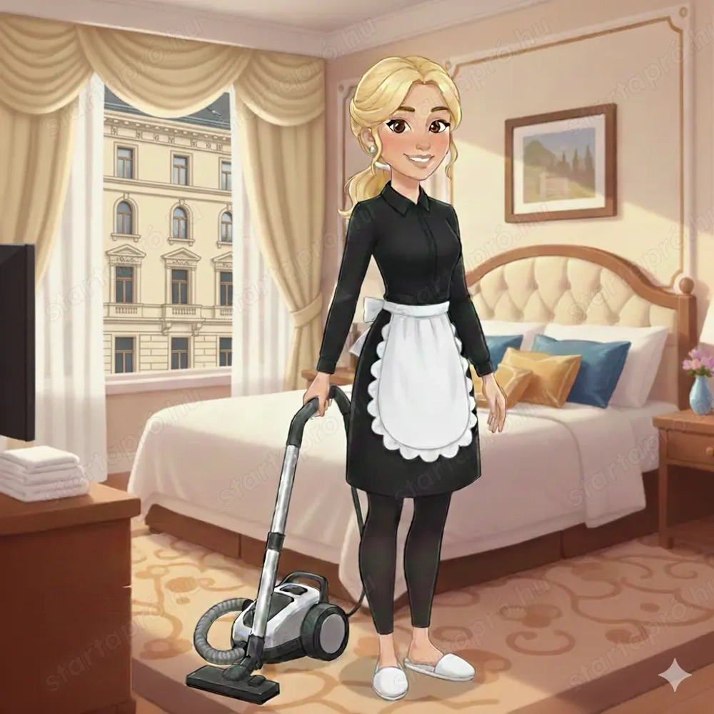 Szobalány munkatársat keresünk VI. kerületi szállodába, heti 5 nap vállalással! 