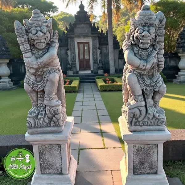 Dvarapala a kapu őrzője szobor