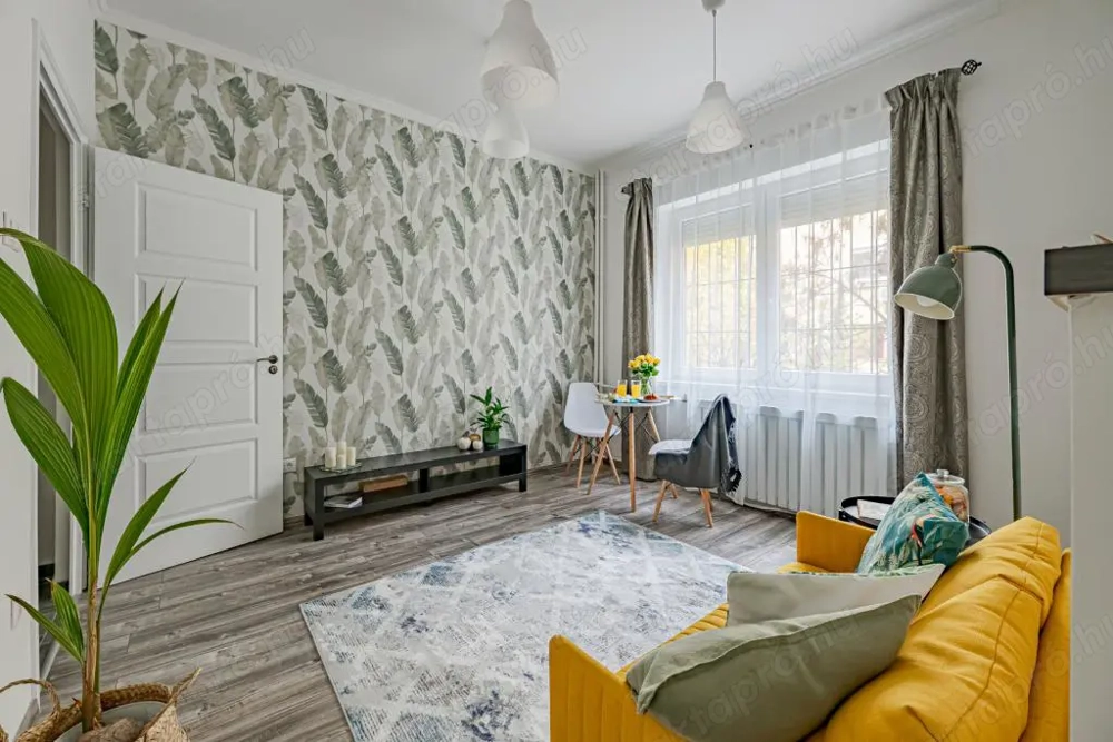 ELADÓ Angyalföldön, a Rákos-patak közelében felújított, 36 m -es, nappali + hálós lakás!