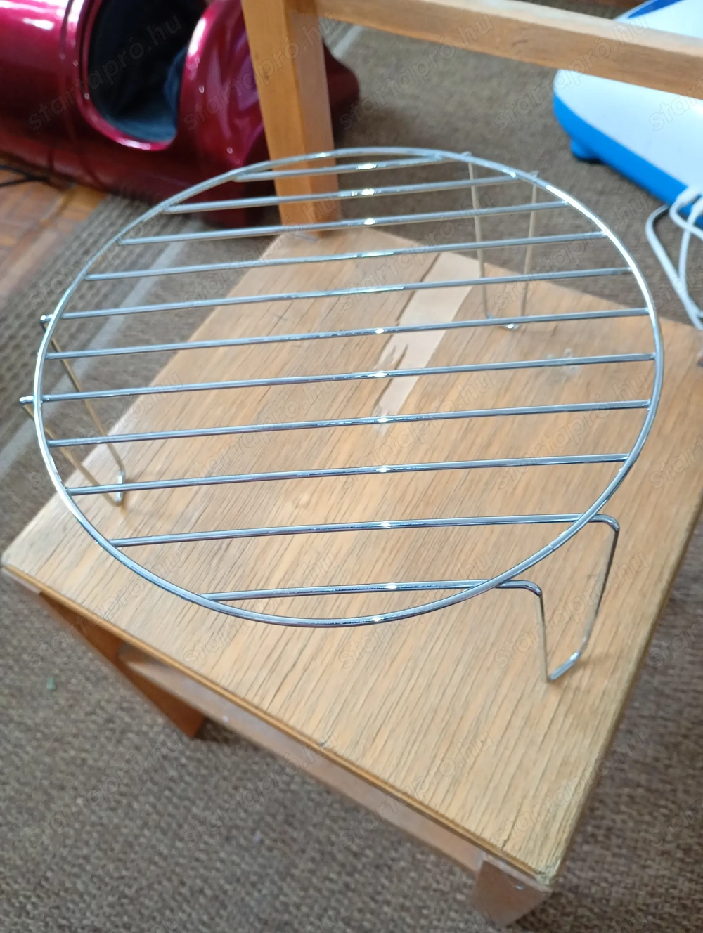 rozsdamentes acél kör alakú éttermi főzőrács, pároló rács, grillrács, 2000ft óbuda 