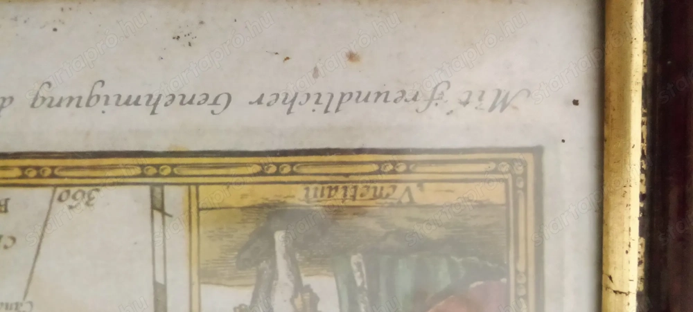 régi térkép , másolat