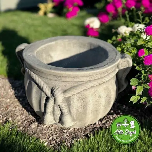Kő virágtartó zsák forma kaspó