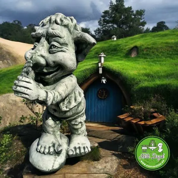 Vicces kerti manó, mutogatós, kerti törpe