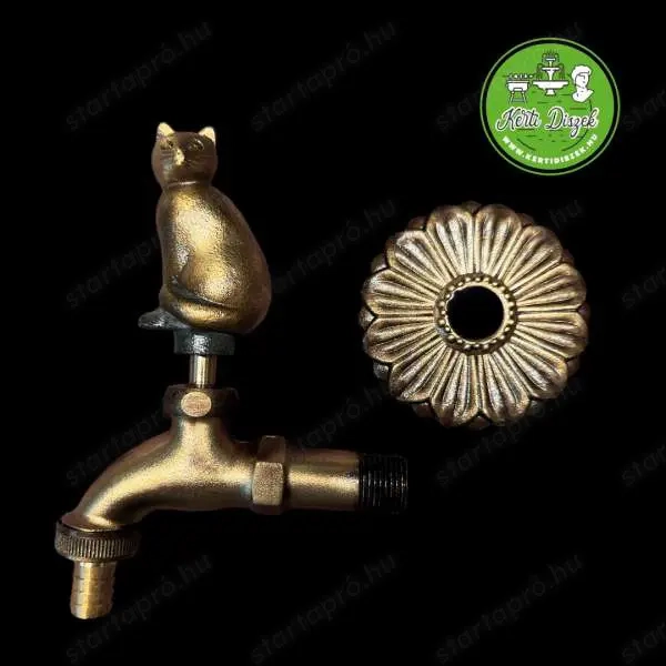 Kerti réz csap cicás