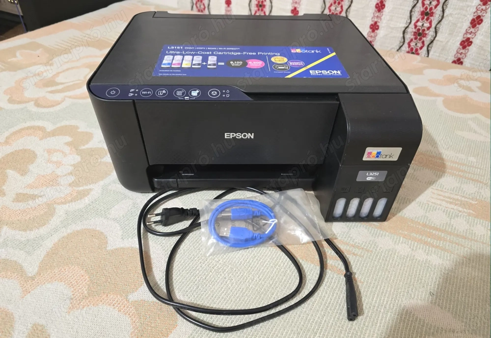 Epson L3251 külső tartályos tintasugaras nyomtató.