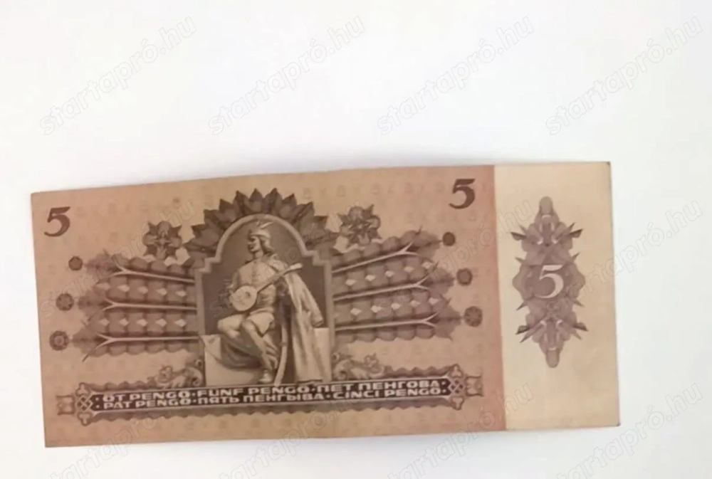 Használt pengő papírpénzek és érmék