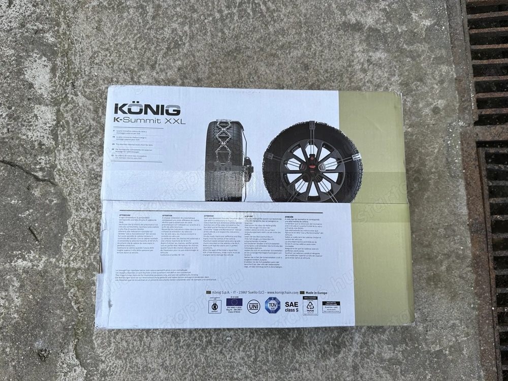 Tesla Model Y Performance hólánc König K-Summit XXL K66 hólánc bérlés is