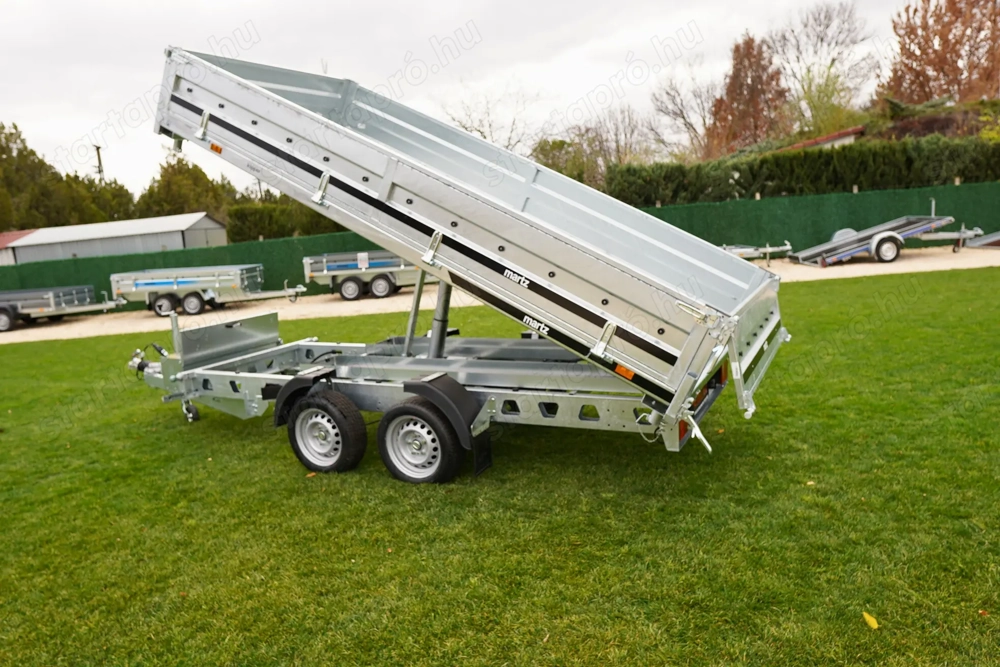 Új hidraulikusan billenő utánfutó (360x170cm - 3500kg) akciósan bruttó 3.499.000 Ft