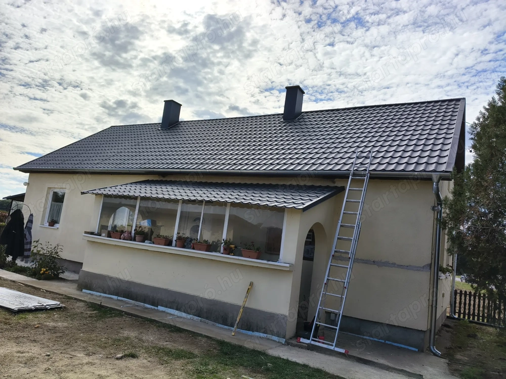 Tető hélyazat csere, bádogozás