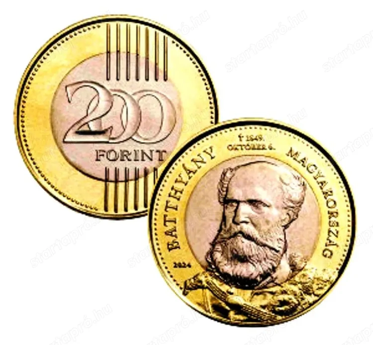 2025-ös  Batthyány 200 ft-os verdefényes érme