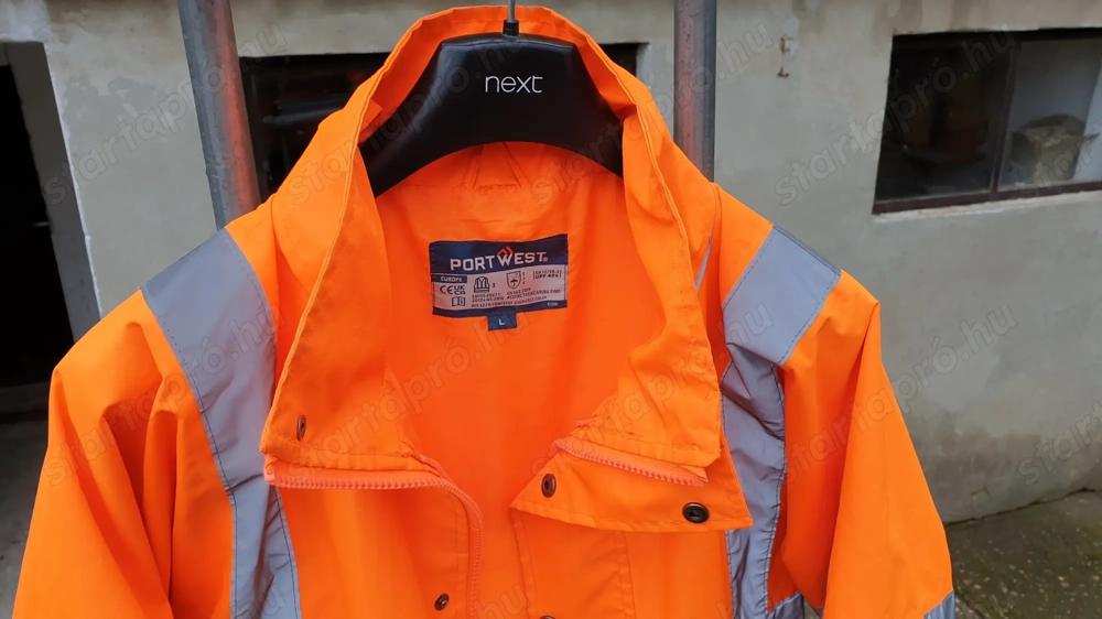 L méretű jól láthatósági dzseki, szélkabát eladó