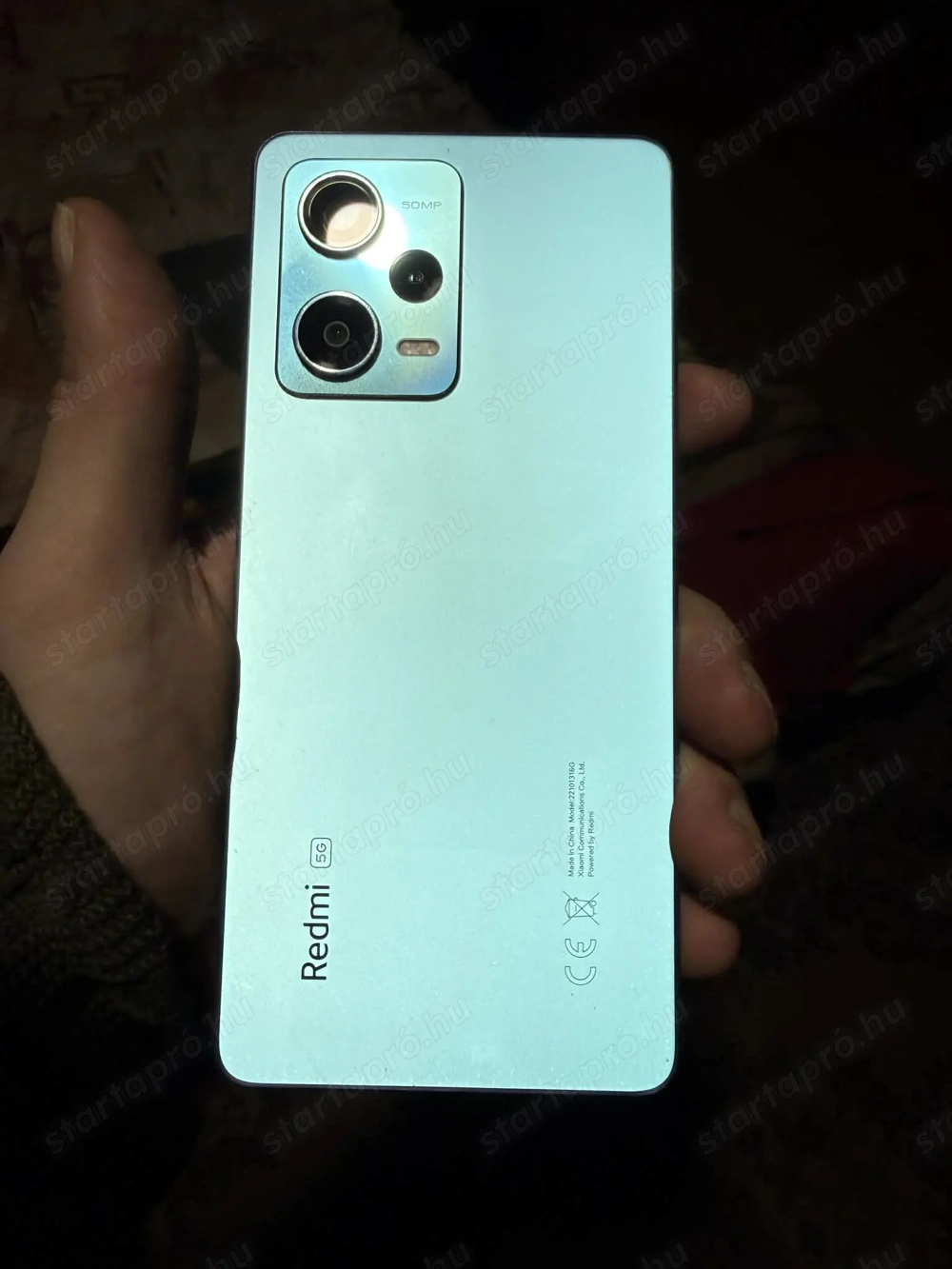 Xiaomi Redmi Note 12 Pro 5G   Ice Blue 8GB RAM   256GB tárhely