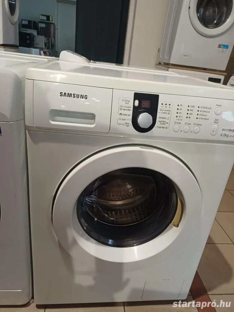 Használt Samsung WF1600WCW Keskeny Elöltöltős Mosógép [H17481]1-3 hónap garancia