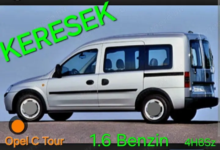 KERESEK Opel Combo Tour- 1.6 benzin t    4H8Sz
