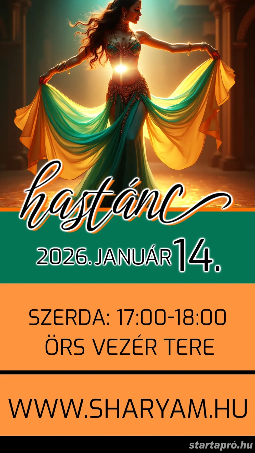 Új HASTÁNC tanfolyamok Újpesten és az Örs vezér téren!