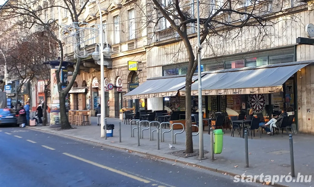 Budapest VII. ker Erzsébet krt kiemelten frekventált üzlethelyiség eladó!