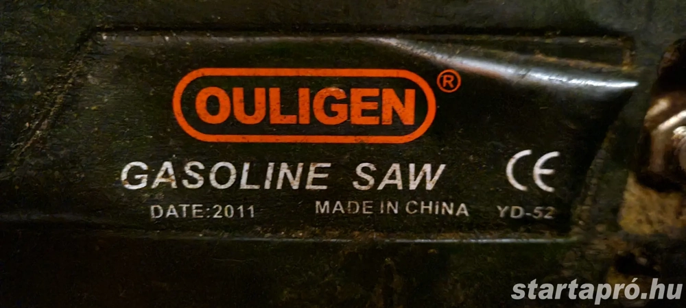 Ouligen kínai motoros lánc fűrész használt.