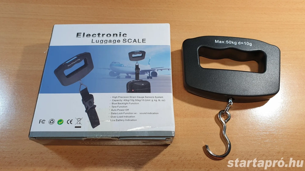 Poggyász mérleg, horgász mérleg eladó, 50kg-ig mér